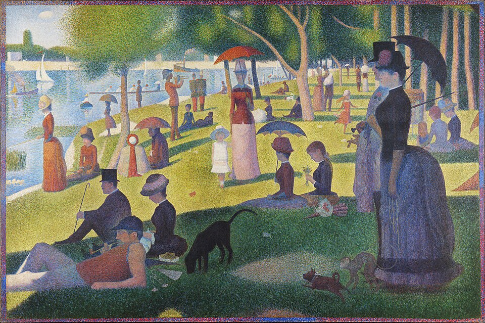 A Sunday Afternoon on the Island of La Grande Jatte, Georges Seurat